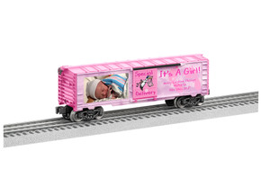 It's A Girl Personalized Photo Boxcar